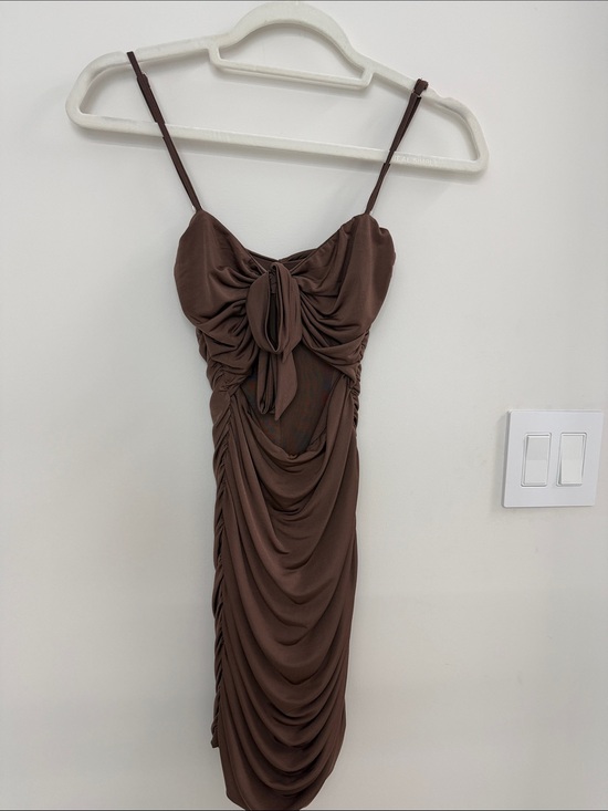 Tiger Mist Dresses & Skirts - Tiger Mist Brown Mini Dress